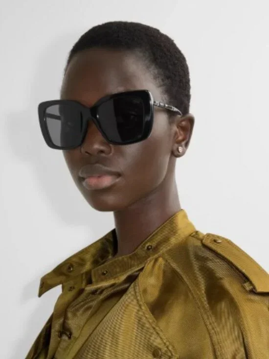 Burberry BE4456 4167/73 Square Sunglasses - Beige/Brown - Picture 4 of 9